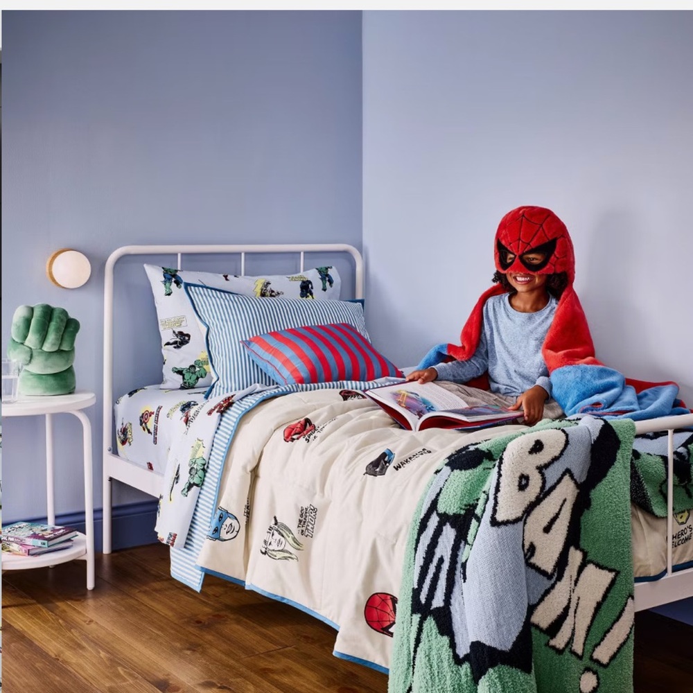 NEW Marvel Characters Kids' FULL Sheet Set The Marvel Collection by Pillowfort - Picture 2 of 4